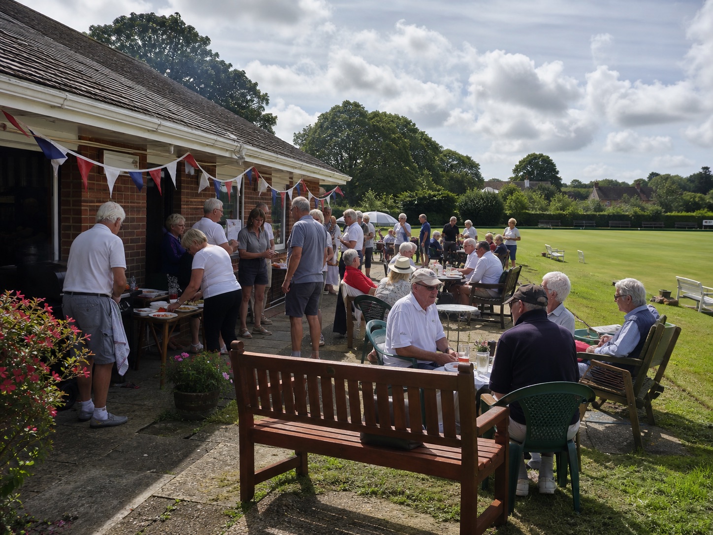 Bowls equipment in a clubhouse